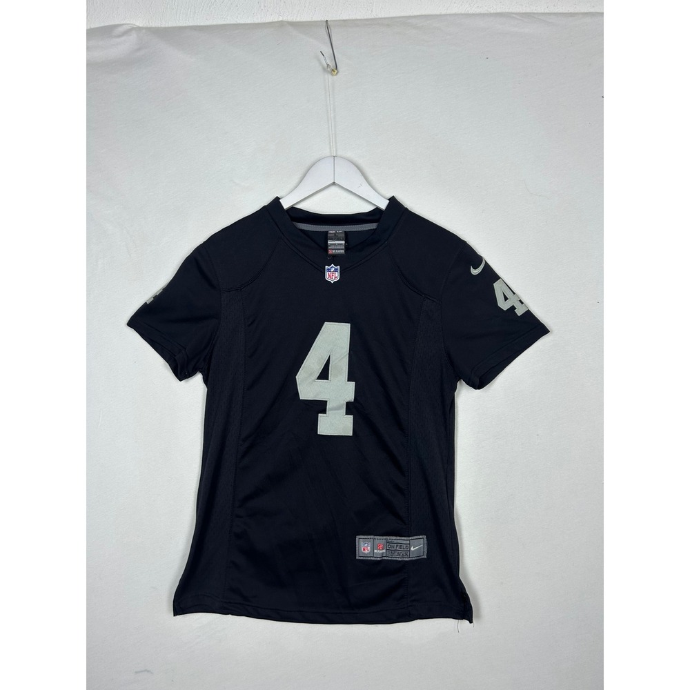 Oakland Raiders Derek Carr 4 Jersey Women Large